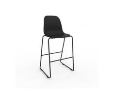 Barhocker in Schwarz 49 x 112 x 58 cm einzigartiges Design, konfigurierbar