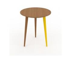 Couchtisch Eiche, Holz - Eleganter Sofatisch: Beste Qualität, einzigartiges Design - 40 x 47 x 40 cm, Konfigurator