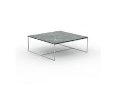 Beistelltisch Marmor, Grüner Guatemala - Eleganter Nachttisch: Hochwertige Materialien, einzigartiges Design - 121 x 46 x...