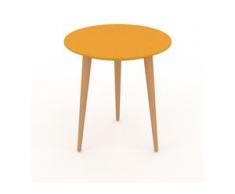 Beistelltisch Gelb - Eleganter Nachttisch: Hochwertige Materialien, einzigartiges Design - 40 x 44 x 40 cm, Komplett anpassbar
