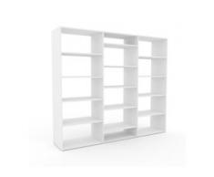 Regalsystem Weiß - Flexibles Regalsystem: Hochwertige Qualität, einzigartiges Design - 226 x 195 x 47 cm, Komplett anpassbar