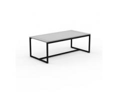 Beistelltisch Kristallglas satiniert - Eleganter Nachttisch: Hochwertige Materialien, einzigartiges Design - 81 x 31 x 42...