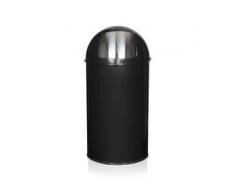 PUSH 50L - Mülleimer Schwarz