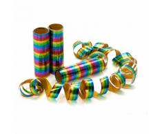 Luftschlangen Metallic, bunt