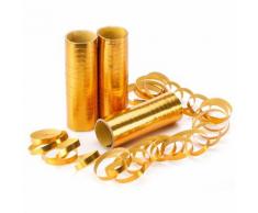 Luftschlangen Metallic, gold
