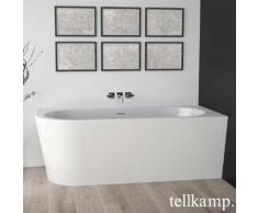 Tellkamp Pio XS L Eck-Badewanne mit Verkleidung L: 165 B: 75,5 H: 60 cm, Raumecke rechts weiß glanz, Schürze weiß glanz, ohne Füllfunktion 0100-255-00-L-A/CR