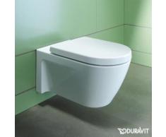 Duravit Starck 2 Wand-Tiefspül-WC L: 54 B: 37 cm weiß, mit WonderGliss 25340900001