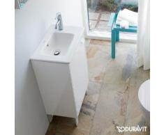 Duravit ME by Starck Handwaschbecken B: 43 T: 30 cm weiß, mit WonderGliss, mit Überlauf 07234300001