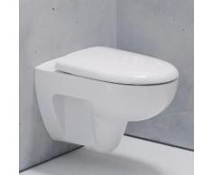 Geberit Renova Wand-Tiefspül-WC L: 54 B: 35,5 cm ohne Spülrand, weiß 203050000