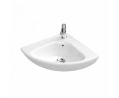 Villeroy & Boch O.novo Eck-Handwaschbecken, B: 55 T: 45 cm weiß mit CeramicPlus 732740R1
