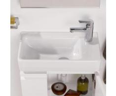 Laufen Pro S Handwaschbecken B: 48 T: 28 cm, asymmetrisch weiß, mit 1 Hahnloch H8159540001041