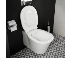 Ideal Standard Connect Air Wand-Tiefspül-WC, ohne Spülrand L: 54,5 B: 36,5 cm weiß, mit Ideal Plus E0155MA