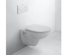 Duravit D-Code Wand-Tiefspül-WC Basic L: 55,5 B: 36 cm weiß 0184090000