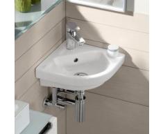 Villeroy & Boch Subway 2.0 Eck-Handwaschbecken B: 32 T: 32 cm weiß mit CeramicPlus, mit Überlauf 731945R1
