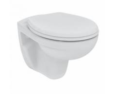 Ideal Standard Eurovit Wand-Tiefspül-WC L: 52 B: 35,5 cm ohne Spülrand K881001