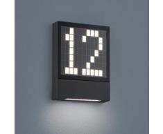 Helestra DIAL LED Hausnummernleuchte B: 15 H: 20 T: 3,5 cm, anthrazit A28908.93, EEK: A+
