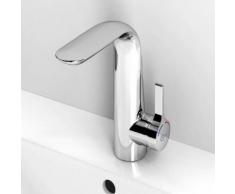 Ideal Standard Melange Einhebel-Waschtischarmatur mit hohem Auslauf mit Ablaufgarnitur A6041AA