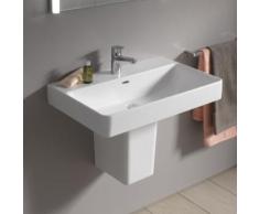 Laufen Pro S Waschtisch B: 70 T: 46,5 cm weiß, mit Clean Coat, mit 1 Hahnloch, ungeschliffen, mit Überlauf H8109674001041
