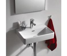 Laufen Pro S Handwaschbecken B: 45 T: 34 cm weiß, mit Clean Coat, mit 1 Hahnloch, geschliffen, mit Überlauf H8169614001041