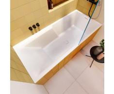 Riho Still Shower Rechteck-Badewanne mit Duschzone L: 180 B: 80 H: 47 cm ohne Füllfunktion BR05005