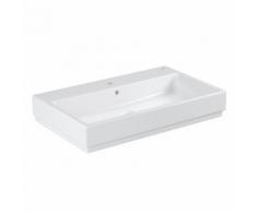 Grohe Cube Keramik Waschtisch B: 80 T: 49 cm, weiß, mit PureGuard Hygieneoberfläche 3946900H