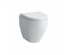 Laufen Pro Stand-Tiefspül-WC L: 53 B: 36 H: 43 cm mit Spülrand, weiß, mit CleanCoat H8229524000001