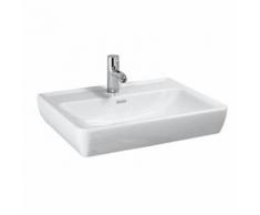 Laufen Pro A Waschtisch, B: 60 T: 48 cm weiß, mit Clean Coat, mit 1 Hahnloch, ungeschliffen H8189524001041