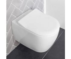 Villeroy & Boch Subway 2.0 Wand-Tiefspül-WC offener Spülrand, DirectFlush L: 56 B: 37 cm weiß, mit CeramicPlus 5614R0R1
