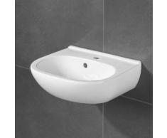 Villeroy & Boch O.novo Handwaschbecken B: 50 T: 40 cm weiß mit CeramicPlus, mit 1 Hahnloch, mit Überlauf 536050R1