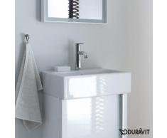 Duravit Vero Air Handwaschbecken B: 45 T: 35 cm weiß, mit WonderGliss, mit 1 Hahnloch, ungeschliffen, mit Überlauf 07244500001