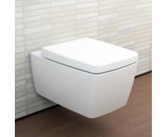 VitrA Metropole Wand-Tiefspül-WC L: 56 B: 36 cm ohne Spülrand, weiß, mit VitrAclean 7672B403-0075