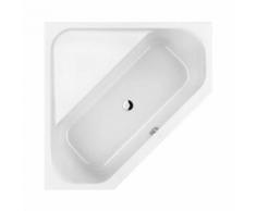 Villeroy & Boch Loop & Friends Duo Eck-Badewanne L: 140 B: 140 H: 44 cm weiß UBA140LFS3V-01