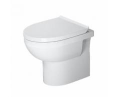 Duravit DuraStyle Basic Stand-Tiefspül-WC L: 48 B: 37 H: 40 cm weiß, mit WonderGliss 21840900001