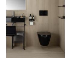 Kartell by Laufen Wand-Tiefspül-WC, spülrandlos L: 54,5 B: 37 cm schwarz H8203370200001