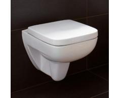 Geberit Renova Plan Wand-Tiefspül-WC, L: 54 B: 36 cm mit Spülrand, weiß 202150000