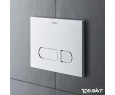 Duravit DuraSystem Betätigungsplatte A1 für WC, Kunststoff chrom WD5001021000
