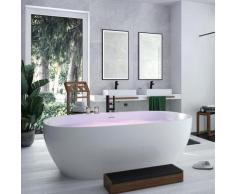 Hoesch iSENSI Freistehende Oval-Badewanne L: 190 B: 120 H: 60 cm ohne Wanneneinlauf 3823.010