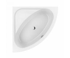 Villeroy & Boch Loop & Friends Duo Eck-Badewanne L: 140 B: 140 H: 44 cm weiß UBA140LFO3V-01