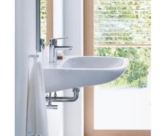 Duravit D-Code Waschtisch Vital B: 60 T: 55 cm weiß, mit 1 Hahnloch, mit Überlauf 2312600000