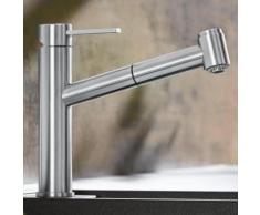 Blanco Ambis-S Einhebelmischer, Ausladung: 233 mm, mit Ausziehbrause 523119