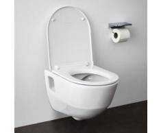 Laufen Pro Wand-Tiefspül-WC L: 53 B: 36 cm, spülrandlos, mit WC-Sitz weiß H8669540000001