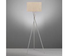 Fischer & Honsel Wotan Stehleuchte Ø 68 H: 160 cm, nickel matt/sand 40264, EEK: A++