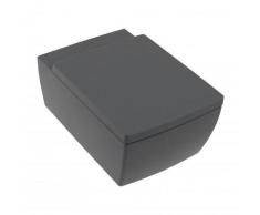 Villeroy & Boch Memento 2.0 Wand-Tiefspül-WC B: 37,5 L: 56 cm, spülrandlos graphite, mit CeramicPlus 4633R0i4
