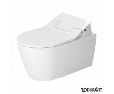 Duravit ME by Starck Wand-Tiefspül-WC für SensoWash® ohne Spülrand, weiß mit WonderGliss 25295900001