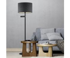 B-LEUCHTEN KABI Stehleuchte Ø 43 H: 157 cm, schwarz 60436/1-06, EEK: A