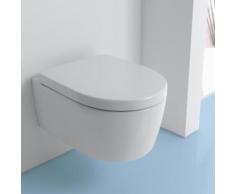Geberit iCon Wand-Tiefspül-WC L: 53 B: 35,5 cm mit Spülrand, weiß, mit KeraTect 204000600