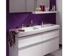 Geberit iCon Doppelwaschtisch B: 120 T: 48,5 cm weiß, mit KeraTect 124120600
