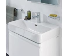 Laufen Pro S Waschtisch B: 65 T: 46,5 cm weiß, mit Clean Coat, mit 1 Hahnloch, ungeschliffen, mit Überlauf H8109644001041