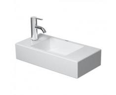 Duravit Vero Air Handwaschbecken B: 50 T: 25 cm, Hahnloch links weiß, mit WonderGliss, mit 1 Hahnloch 07245000091