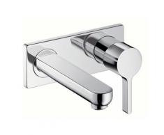 Hansgrohe Metris S Einhebel-Waschtischmischer für Wandmontage, 31163000
